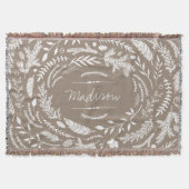 Couverture Monogramme d'hiver rustique (Devant)