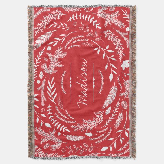 Couverture Monogramme d'hiver rustique (devant Vertical)