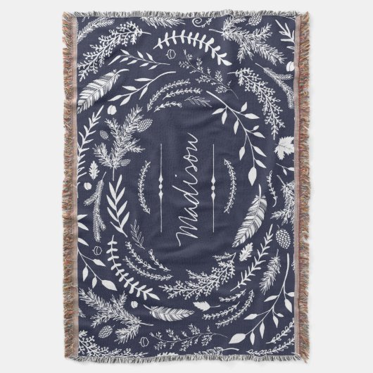 Couverture Monogramme d'hiver rustique (devant Vertical)