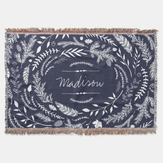 Couverture Monogramme d'hiver rustique (Devant)