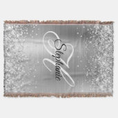 Couverture Monogramme fantaisie en argent (Devant)