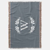 Couverture Monogramme gris ardoise (devant Vertical)