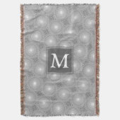 Couverture Monogramme gris cercles motif (devant Vertical)