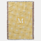 Couverture Monogramme jaune cercles motif (devant Vertical)