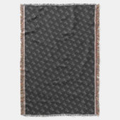 Couverture Monogramme moderne noir et gris (devant Vertical)
