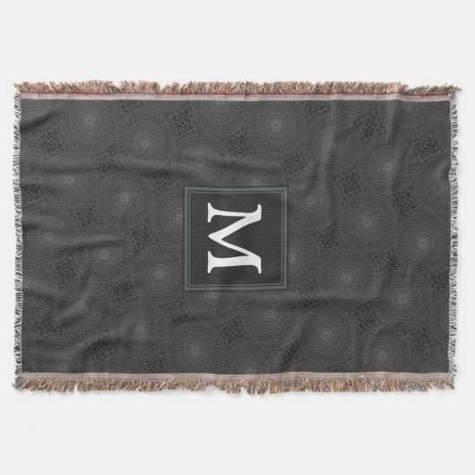 Couverture Monogramme motif des cercles de charbon (Devant)