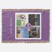 Couverture Monogramme personnalisé 4 Collage photo (Devant)