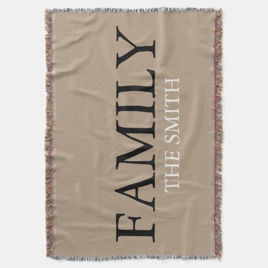 Couverture Monogramme Rustique de la famille Burp (devant Vertical)