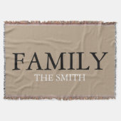 Couverture Monogramme Rustique de la famille Burp (Devant)