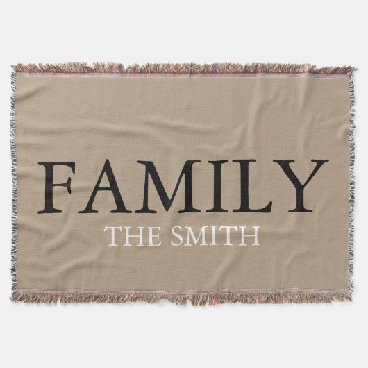 Couverture Monogramme Rustique de la famille Burp (Devant)