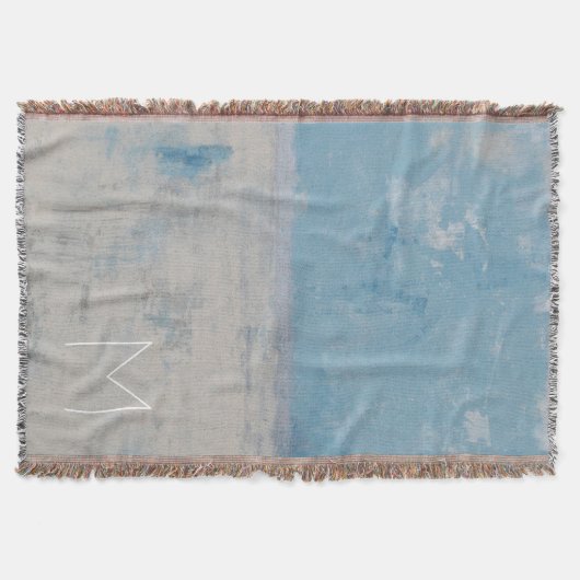 Couverture Monogramme | Silver Aura (Devant)