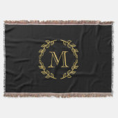 Couverture Monogramme vintage (Devant)