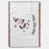 Couverture Moo Moo Moo Cute Cartoon Vache (devant Vertical)