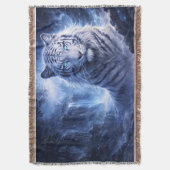 Couverture Moonlit White Tiger Guardian – Blue Fantasy Spirit (devant Vertical)