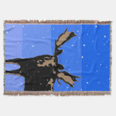 Couverture Moose en hiver - Art original de la faune (Devant)