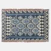 Couverture Moquette orientale turque Perse bleu (Devant)