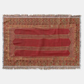 Couverture Moquette orientale turque perse rouge (Devant)
