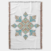 Couverture Moroccan Embroidery Star (devant Vertical)
