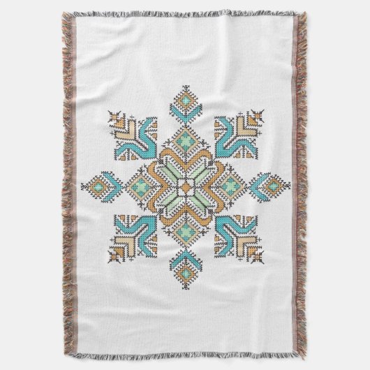Couverture Moroccan Embroidery Star (devant Vertical)