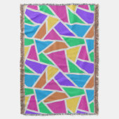 Couverture Mosaïque de couleurs vives arc-en-ciel (devant Vertical)