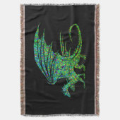 Couverture Mosaïque Extraordinaire de dragon vert (devant Vertical)