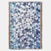 Couverture Mosaïque triangulaire géométrique et colorée : abs (devant Vertical)