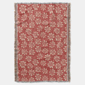 Couverture Motif 140617 - Rouge rubis sur beige (devant Vertical)