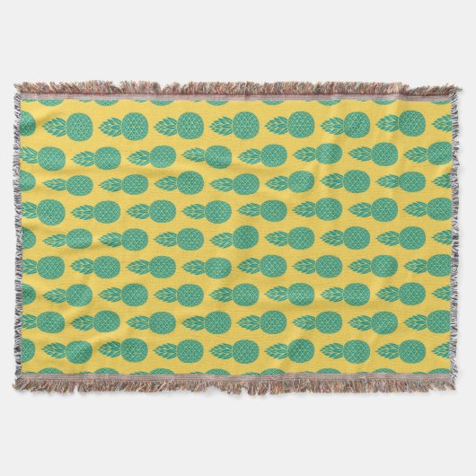 Couverture Motif 2 d'ananas (Devant)