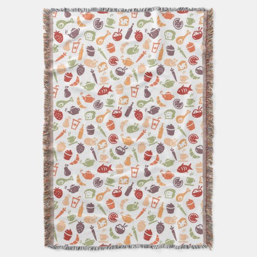 Couverture Motif 2 de nourriture (devant Vertical)