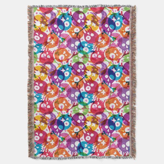 Couverture Motif 3 de crânes (devant Vertical)