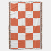 Couverture Motif à carreaux orange et blanc (devant Vertical)