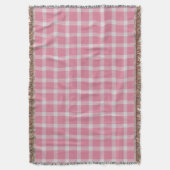 Couverture Motif à carreaux rose et blanc (devant Vertical)