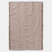 Couverture Motif à clé grecque Brun Moka (devant Vertical)