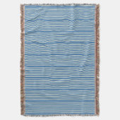 Couverture Motif à deux tons bleu crème (devant Vertical)