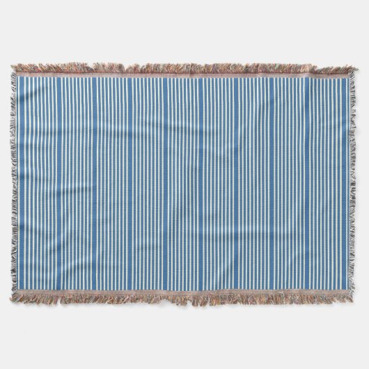 Couverture Motif à deux tons bleu crème (Devant)