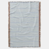 Couverture Motif à deux tons bleu crème (devant Vertical)