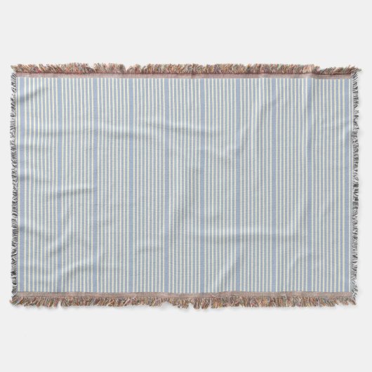 Couverture Motif à deux tons bleu crème (Devant)