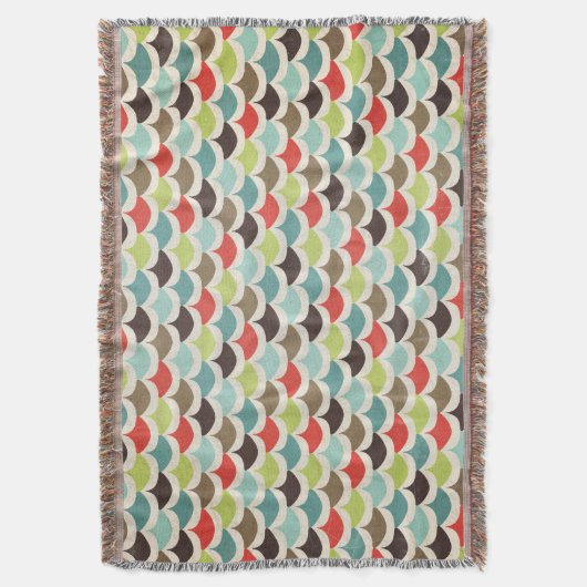 Couverture Motif à écharpe coloré (devant Vertical)