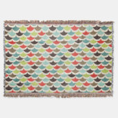 Couverture Motif à écharpe coloré (Devant)