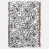 Couverture motif à main rose (devant Vertical)