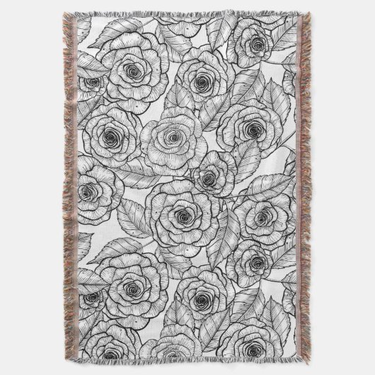 Couverture motif à main rose (devant Vertical)