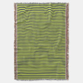 Couverture Motif à rayures bleu et jaune (devant Vertical)