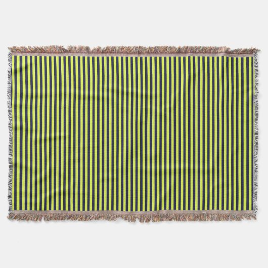 Couverture Motif à rayures bleu et jaune (Devant)