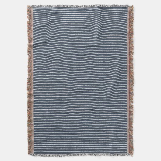 Couverture Motif à rayures bleu foncé et blanc (devant Vertical)
