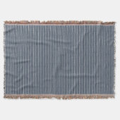 Couverture Motif à rayures bleu foncé et blanc (Devant)