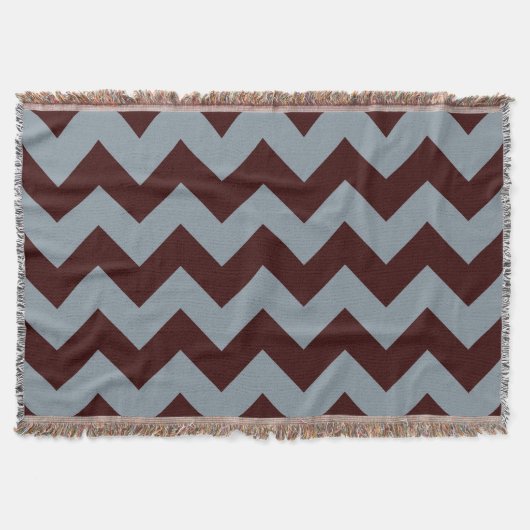 Couverture motif à rayures géométriques (Devant)