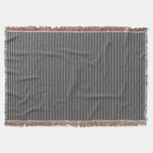 Couverture Motif à rayures noir et blanc (Devant)