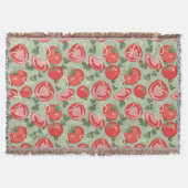 Couverture Motif abstrait avec la tomate (Devant)