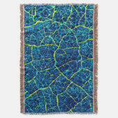 Couverture Motif Abstrait bleu/jaune (devant Vertical)