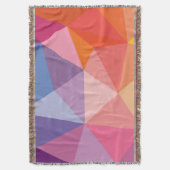 Couverture Motif abstrait coloré de triangle (devant Vertical)